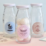 Vintage Baby Personalized Milk Bottles