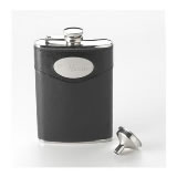 Personalized 8 oz. Leather Flask