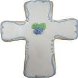 Christening Iced Sugar Cookie Favors