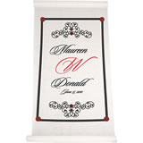 Elegant Scroll Aisle Runner