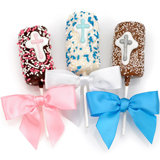 Christening Chocolate-Dipped Marshmallows Favors