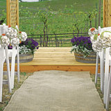 Burlap Aisle Runner